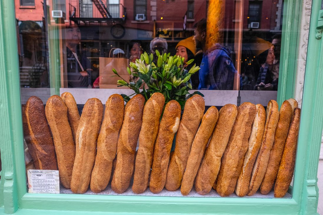 bread in the window